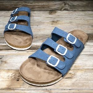 NEW Northside Prisha Slide Sandal Blue Women 11